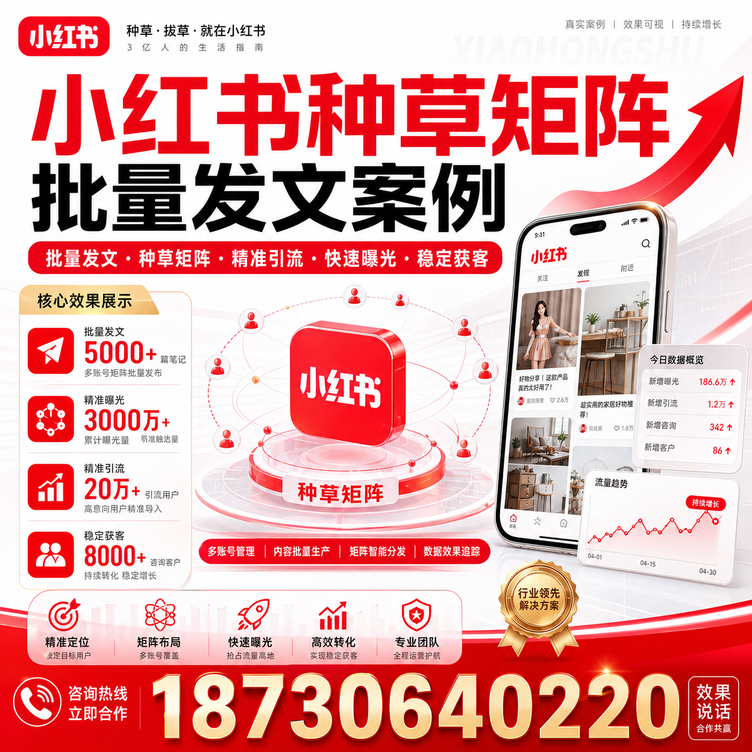 青海小红书种草矩阵批量发文案例